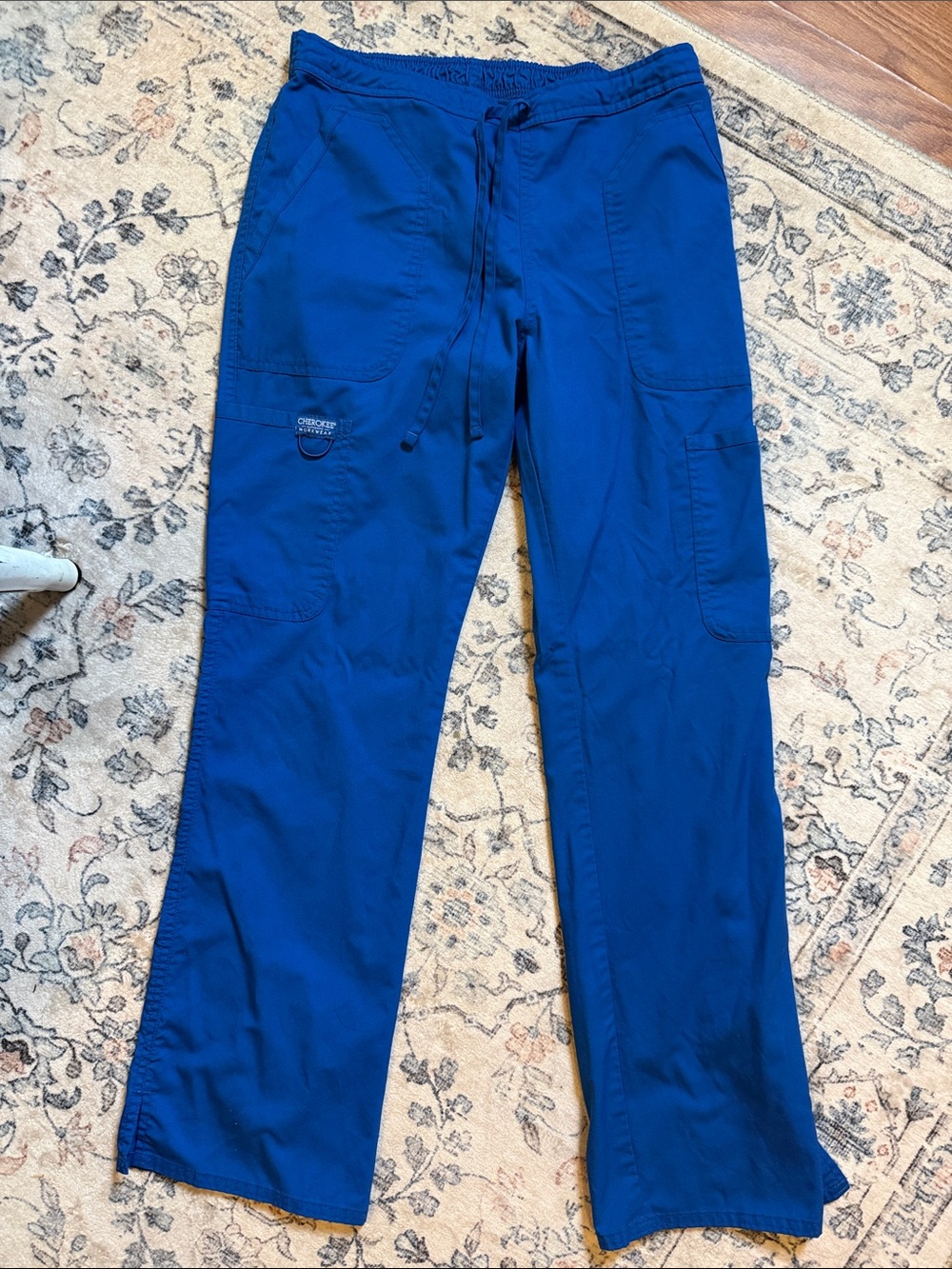 WonderWink Women’s Royal Blue Cargo Scrub Pants